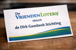 De vriendenloterij steunt de dirk Gaasbeek Stichting